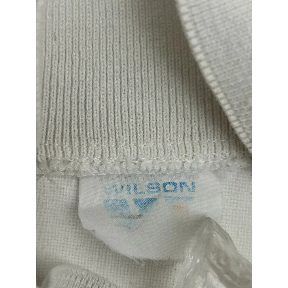 Vintage 90s L Wilson Burnaby Centennial White Button Pullover Long Sleeve Shirt